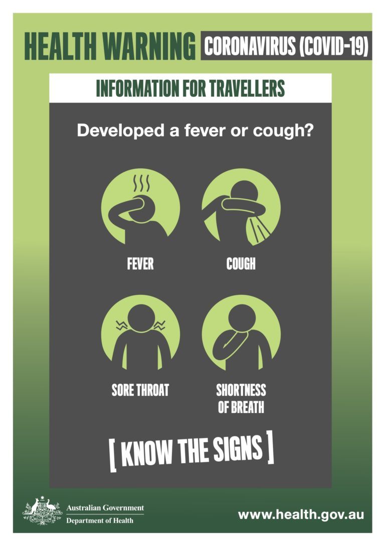 COVID 19 know the signs poster